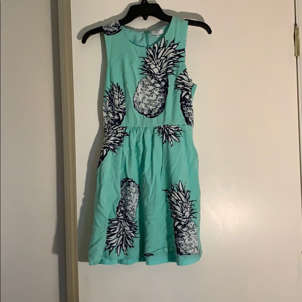 Pineapple summer dres